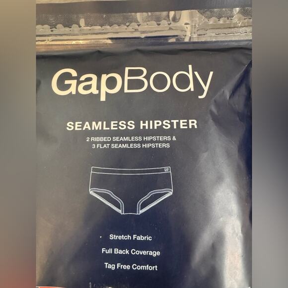 NEW GAPBODY Ladies 5pk Seamless Hipster ~ XXL Gap Body - Picture 3 of 3